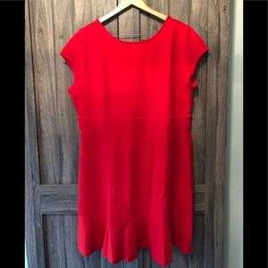 Loft Size 18 red dress
